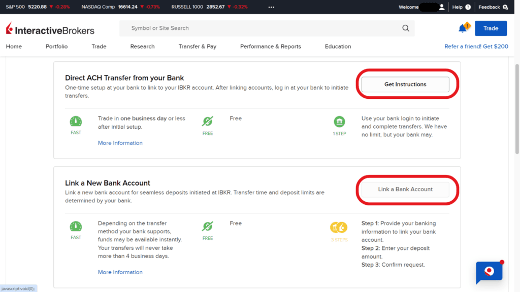 How to Fund Your IBKR Account by ACH (US Banks) 4
