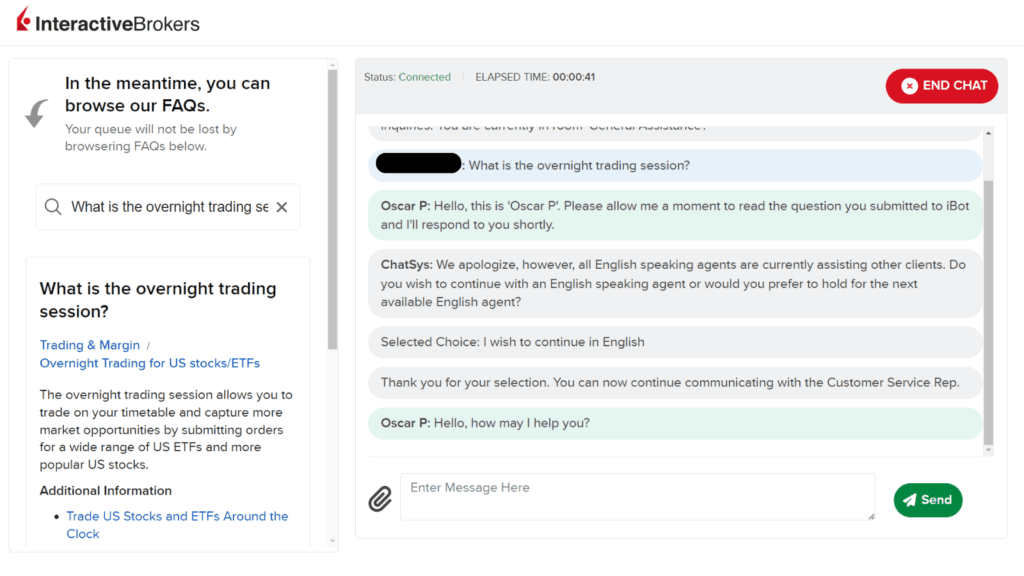 How to Contact Interactive Brokers' Customer Service - Chat Room 2