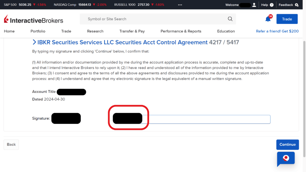 IBKR How to Turn on the Stock Yield Enhancement Program 4