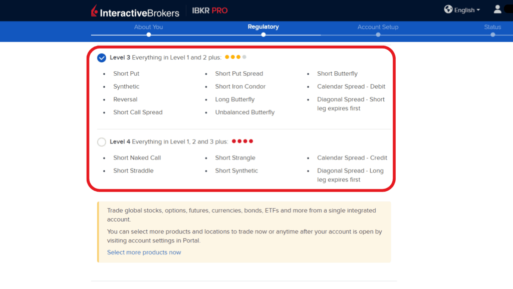 Select Investment Products - Options 2