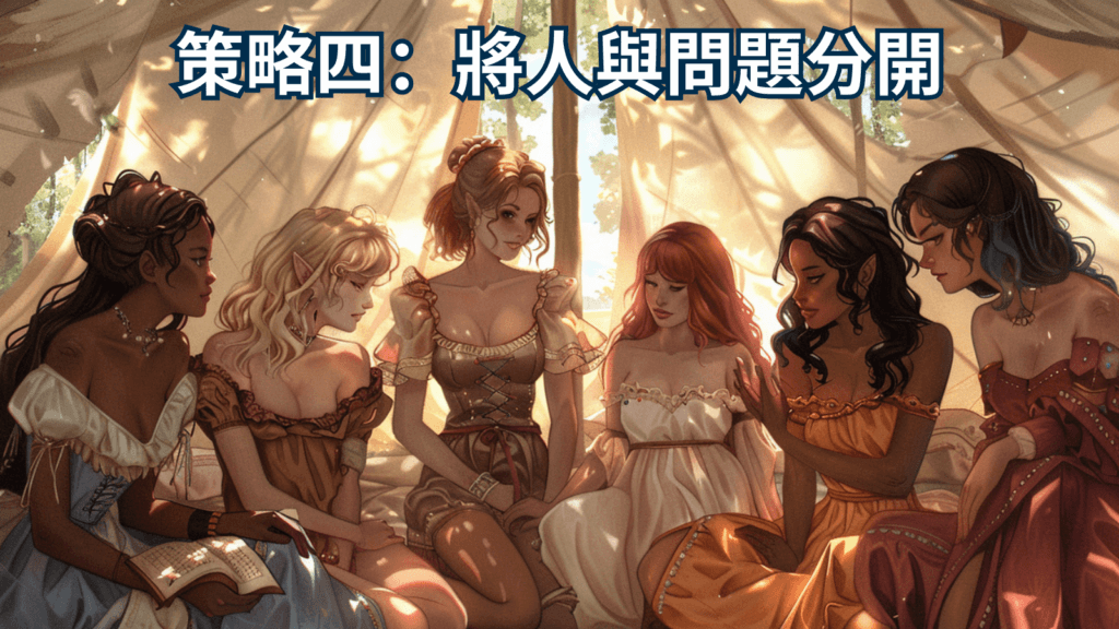 策略四 將人與問題分開