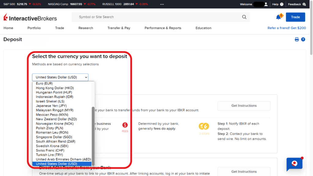 How to Fund Your IBKR Account by ACH (US Banks) 3