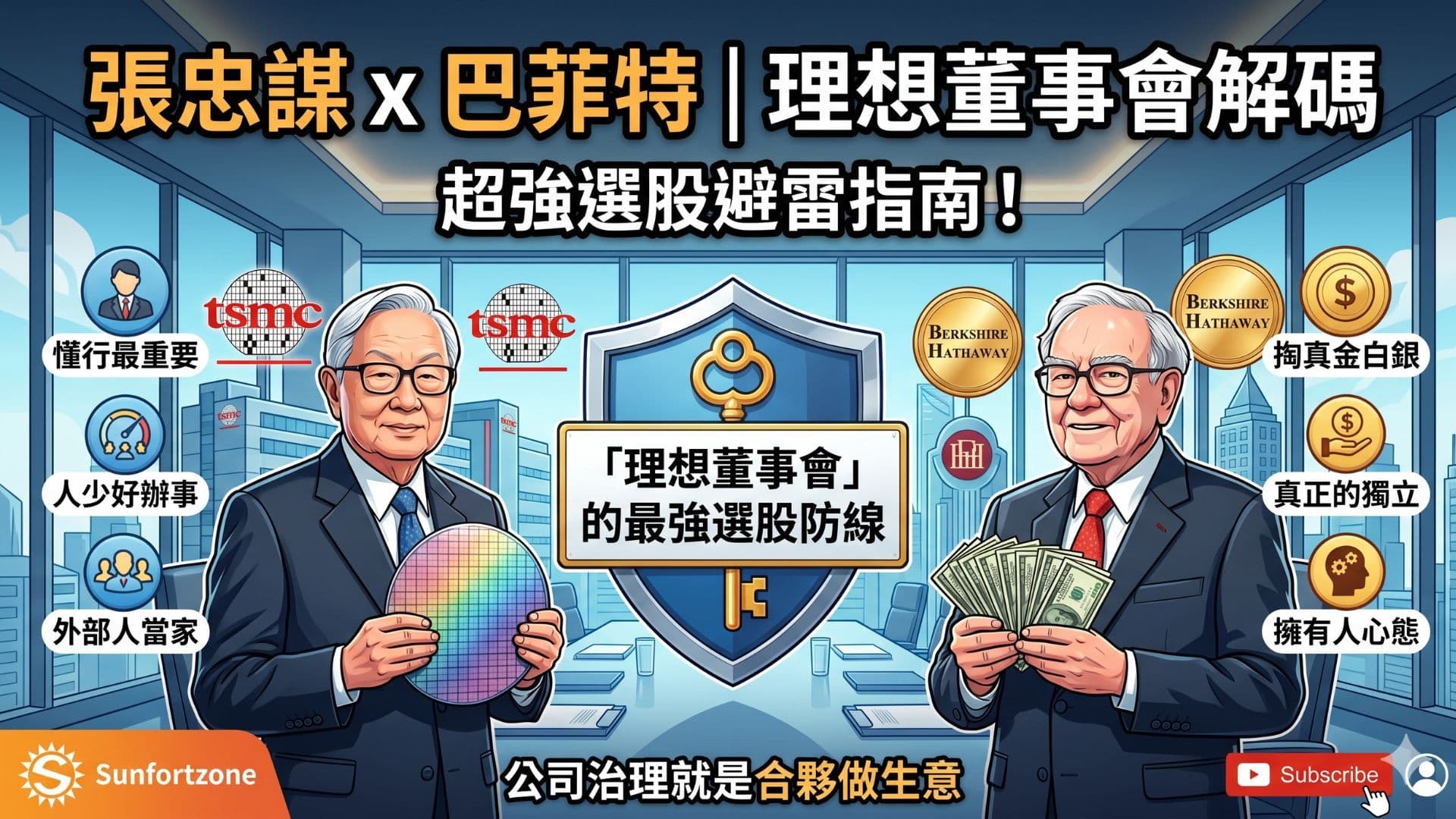 張忠謀與巴菲特心目中理想的董事會