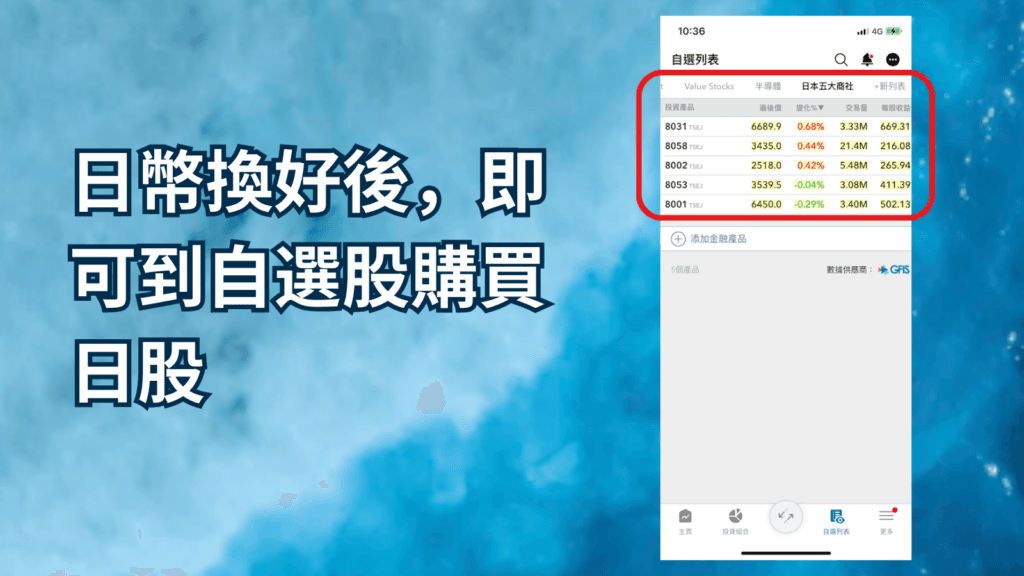 IB購買日股教學 2