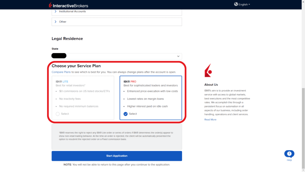 Step by Step Tutorials on Interactive Brokers Account Opening Process 5